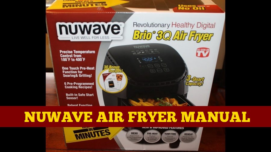 Nuwave Air Fryer Manuals (3Q, 4.5Q, 6Q, 10Q, 14Q, Ovens)