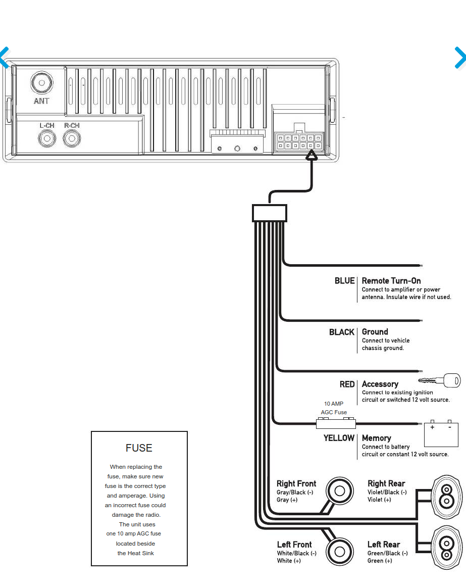 dual XDM17BT wiring diagram