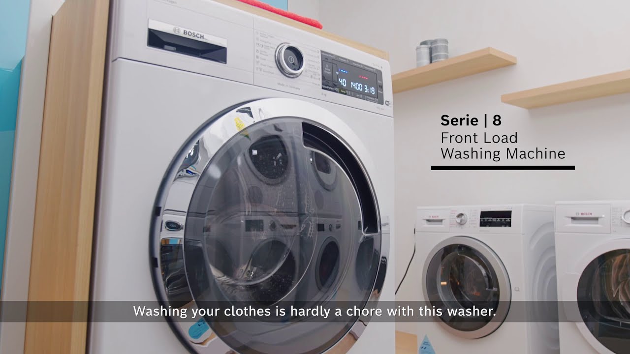 Bosch Serie 8 Washing Machine Manual