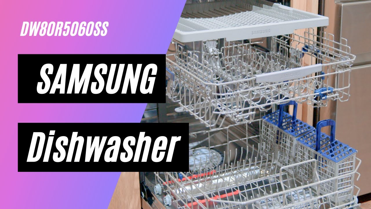 Samsung Dishwasher DW80R5060US Manual