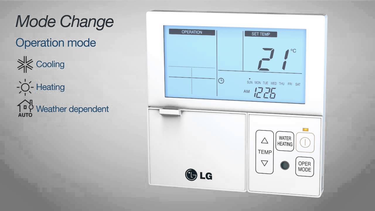 LG Thermostat Manuals