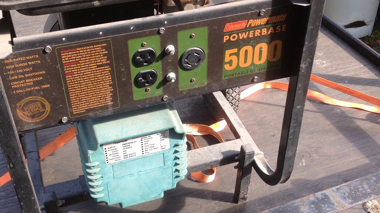 Powermate Powerbase 5000 ER PC0525302.03 – Electric Generator Manual